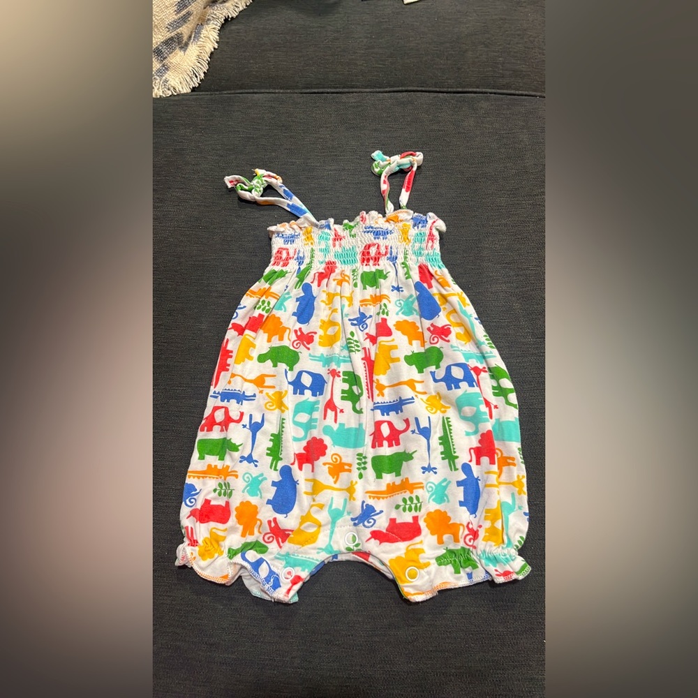 Mudpie 3-6 month romper